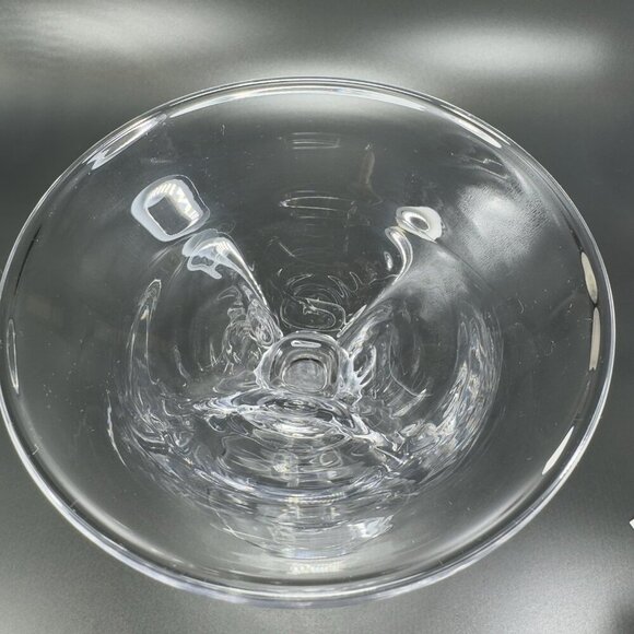 Simon Pearce Cavendish Clear Optic Blown Glass Martini Glasses Cups Set 2 Stems - Picture 9 of 16